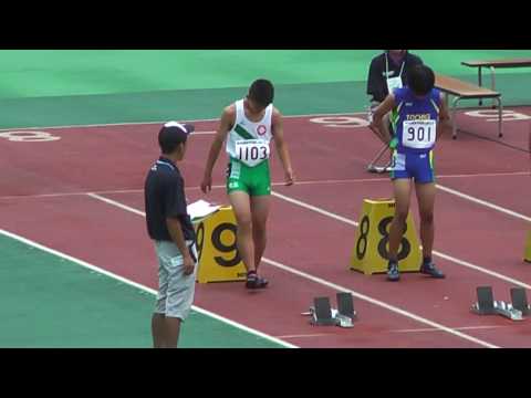 H29　関東中学校陸上競技大会　1年男子100m　決勝