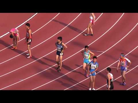 中学男子4×100mリレー決勝 (1着 塩瀬中) 兵庫リレーカーニバル 2019.4