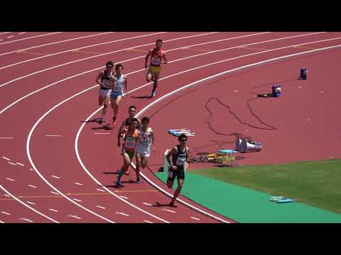2018 0818 第73回九州陸上選手権大会 一般男子800m予選3組