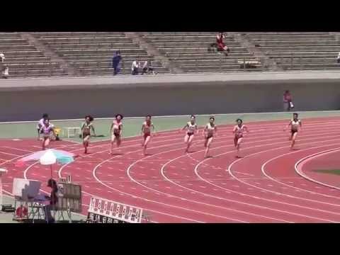 2015 西日本インカレ陸上 女子200m 予選9