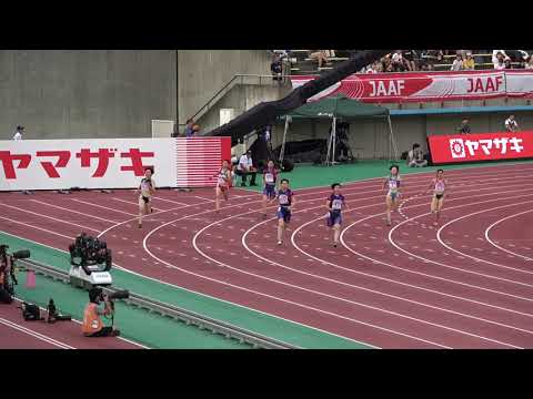women&#039;s 400m heat1 Nanako MATSUMOTO 53.68 2019 nat&#039;l champ 松本奈菜子