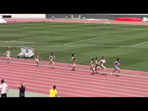 2015 西日本インカレ陸上 女子800m 予選3