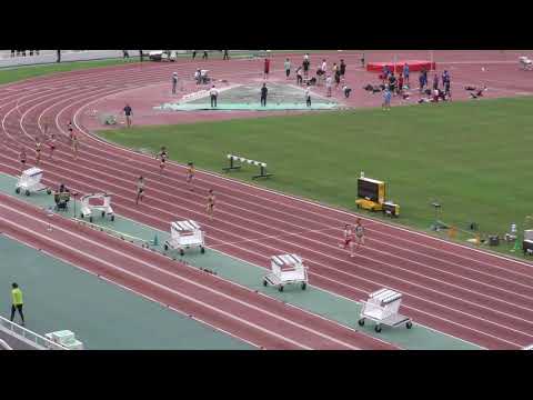 女子4x100mR予選2組　千葉県選手権 R01