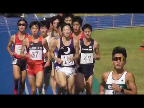 【頑張れ中大】日体大記録会 10000m5組 井上 2018.10.20