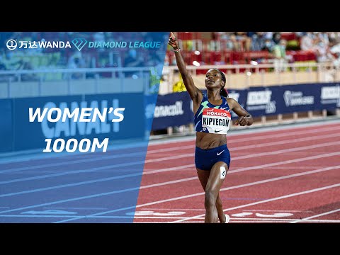 Faith Kipyegon runs 2:29.15 for 1,000m (Monaco 2020) - Wanda Diamond League