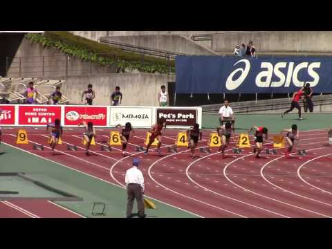 2015 布勢スプリント 男子100m 第1レース 7組