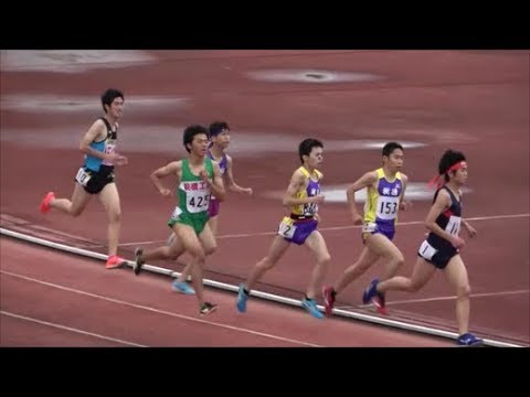 群馬県春季記録会2018（桐生会場）男子1500m3組
