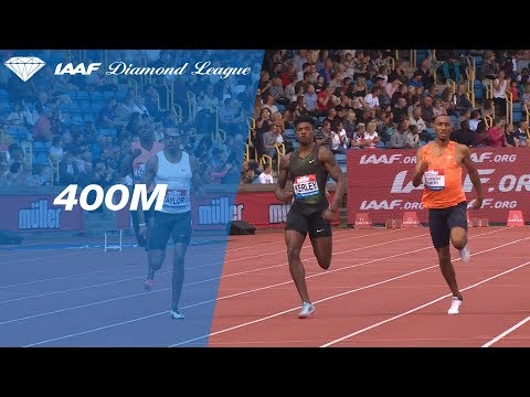 Christian Taylor ALMOST Win&#039;s Men&#039;s 400m - IAAF Diamond League Birmingham 2018
