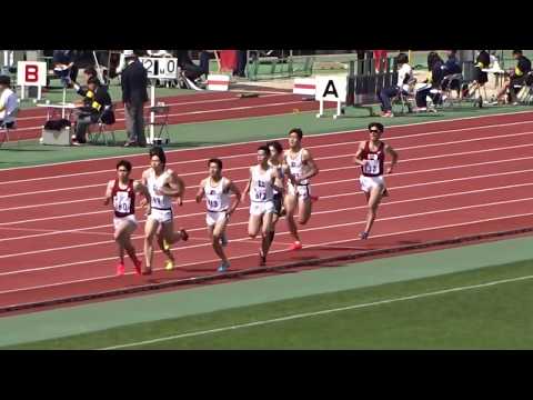 第 82 回京都学生陸上競技対校選手権大会　男子 800ｍ 決勝