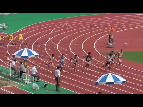 第51回全国高等専門学校体育大会陸上競技　男子100m　予選第3組　2016/8/25