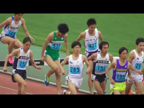 関東インカレ 男子2部3000ｍSC決勝 荻野太成3連覇 2018.5.26