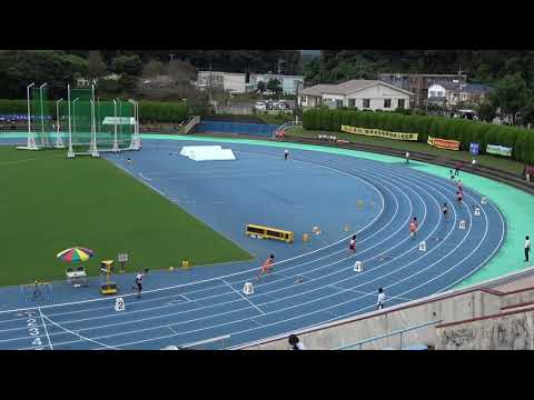 20180914135517県高校新人大会男400ｍ準決勝2組 岩佐 塔哉