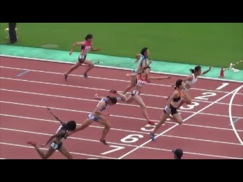 関東陸上競技選手権2017 女子100mH準決勝1組