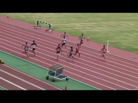 2018 茨城県高校個人選手権 男子100m予選5組
