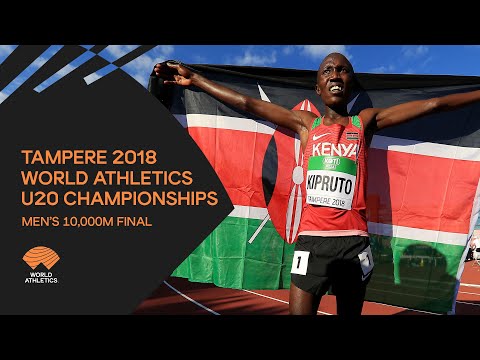 Men&#039;s 10,000m Final - World Athletics U20 Championships Tampere 2018