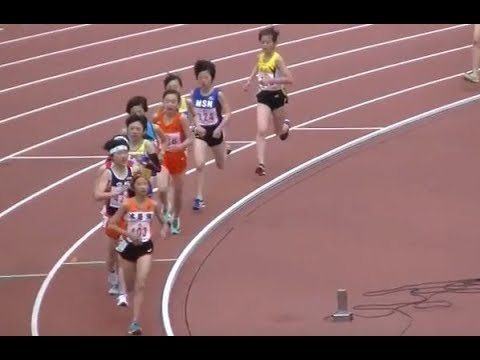 20180407福岡県春季記録会 中学女子1500m第5組 Fukuoka Pref. Spring Track Meet J.H.S. Girls&#039; 1500m