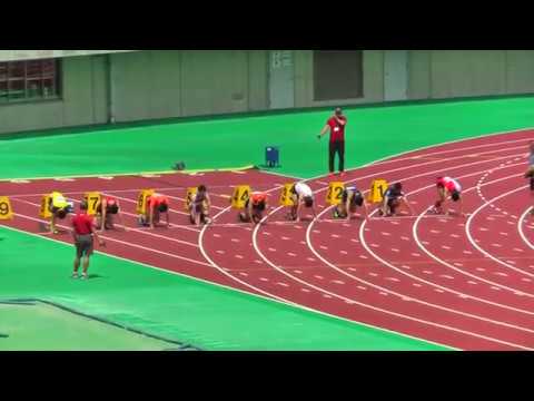 H30年度 学校総合 埼玉県大会 男子100m 予選2組