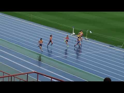 2018 水戸陸上記録会 高校・一般女子100m5組