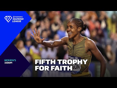 Faith Kipyegon smashes MEETING RECORD for fifth title in Brussels 1500m - Wanda Diamond League 2024