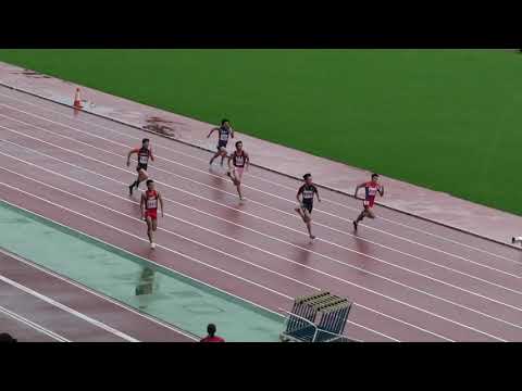 2018 茨城県高校新人陸上 男子200m予選5組
