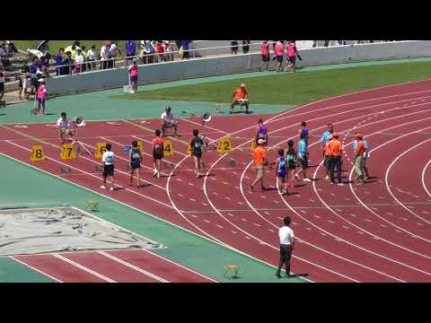 H30　千葉県中学通信陸上　1年男子100m　B決勝