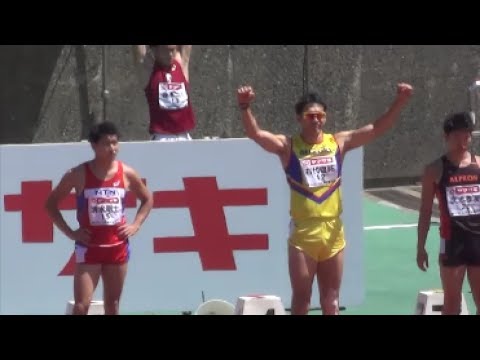 日本陸上混成競技2017 男子十種110mH1組