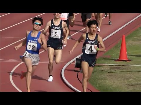 河村一輝3’39”22 東海大学中長距離記録挑戦会 1500m最終組 2021.5.4