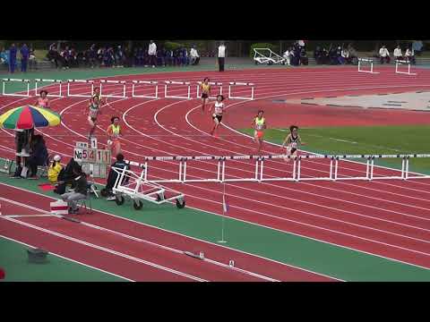 2018京都高校陸上　市内ブロック予選　女子400mH1組