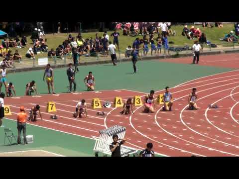 20180429 大阪陸上競技カーニバル　高校男子　100m　予選　4組