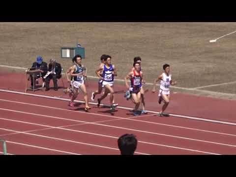 第67回大阪学生陸上競技選手権大会　男子800ｍ予選1組