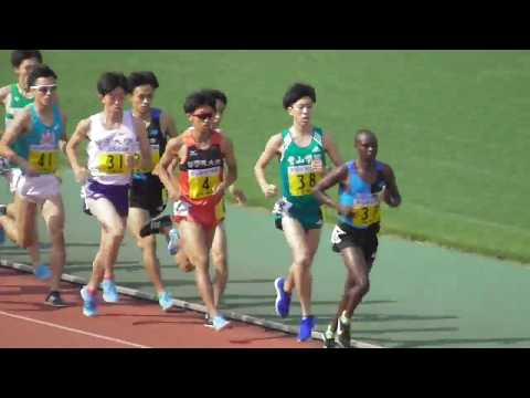 関東インカレ 男子2部5000m決勝 ｷｻｲｻ(桜美林大)優勝 2018.5.27