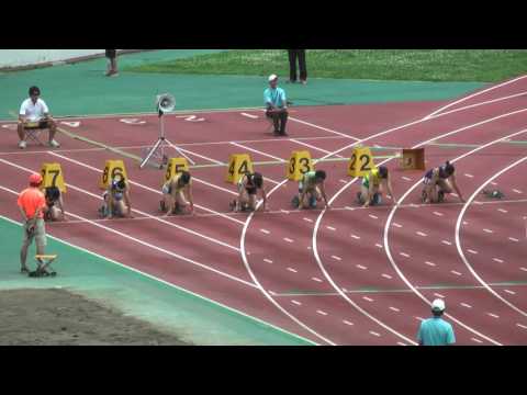 H29　千葉県　中学通信陸上　3年女子100m　準決勝3組