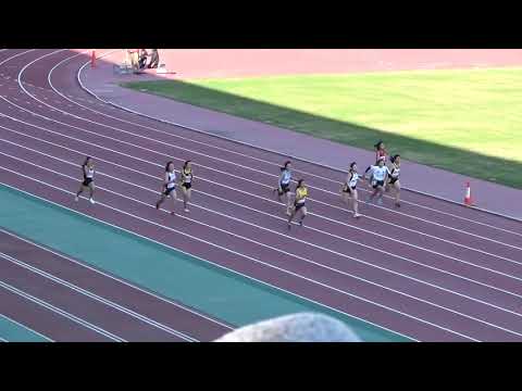 2019 第1回県記録会 中学女子100mタイムレース8組