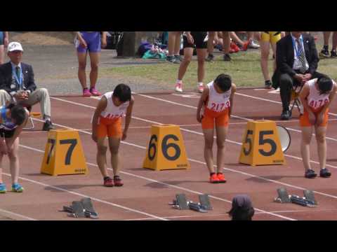 20170416春季記録会(桐生会場）女子100m8組