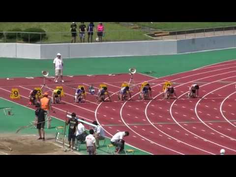 2017 秋田県陸上競技選手権 少年B男子 100m 決勝
