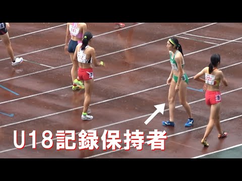 予選 U18女子300mH U18・U16陸上2024