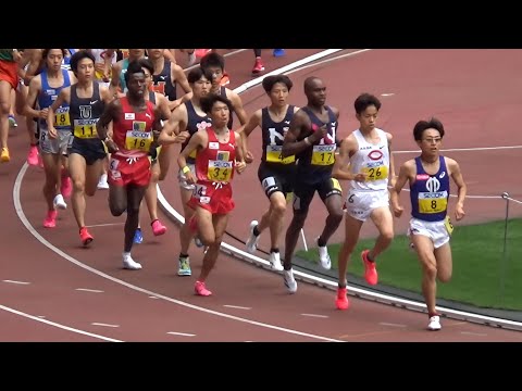 決勝 1部 男子5000m 関東インカレ陸上2024