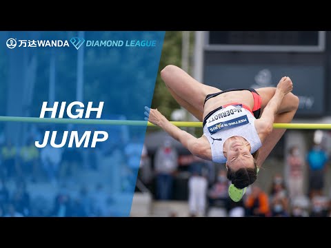 Nicola McDermott beats Mariya Lasitskene in the high jump in Paris - Wanda Diamond League 2021