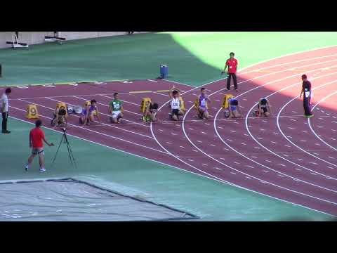 2018年　埼玉県高校新人戦県大会　男子100ｍ決勝