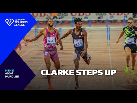 Clarke steps up to take 400mH victory in Zurich - Wanda Diamond League