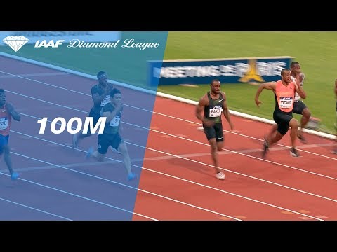 Ronnie Baker 9.88 Wins Men&#039;s 100m - IAAF Diamond League Paris 2018