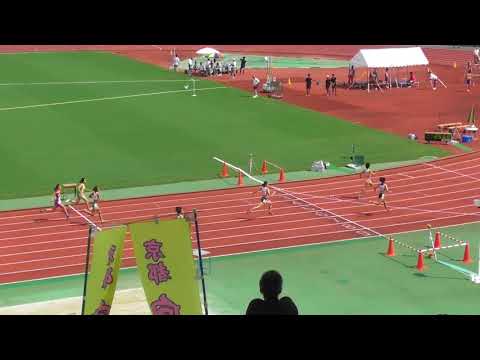 2017京都高校ユース陸上　2年女子200m準決勝2組