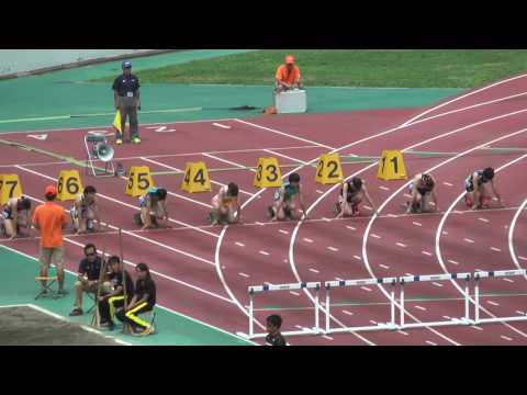 H29　千葉県選手権　女子100mH　準決勝2組