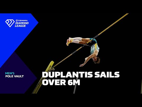 Mondo Duplantis clears 6.00m in Suzhou pole vault - Wanda Diamond League 2024