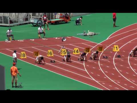 2017年 愛知県陸上選手権 男子100m予選3組