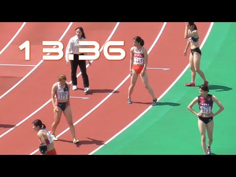 予選 女子100mH 関西インカレ陸上2024