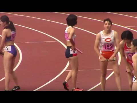 中大　大東大　2016関東インカレ陸上 女子4×100ｍリレー予選3組