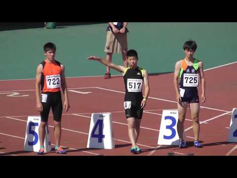 男子100m_決勝_第48回北海道中学校陸上20170729