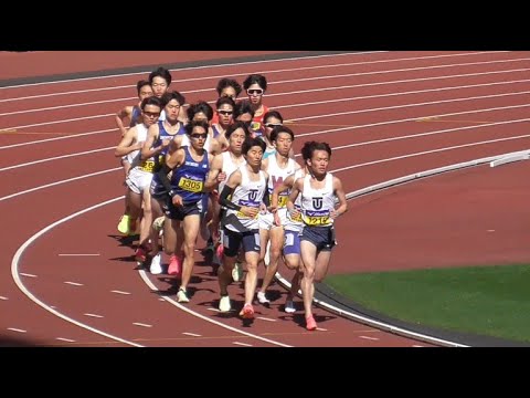 男子1500ｍタイムレース1組 関東学連春季オープン陸上2023