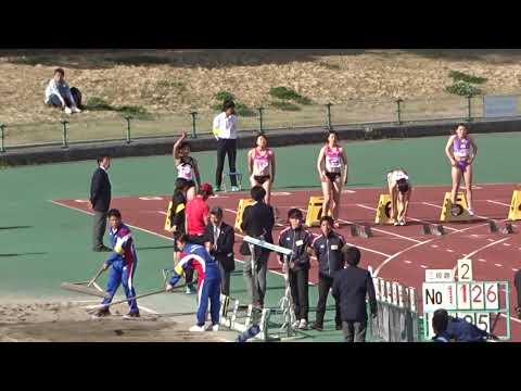 第67回大阪学生陸上競技選手権大会　女子100ｍ決勝